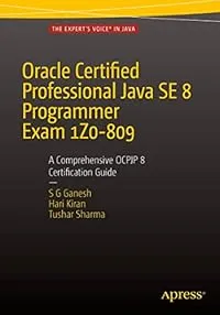 Cover of Oracle Certified Professional Java SE 8 Programmer Exam 1Z0-809