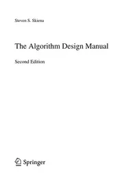 Cover of The Algorithm Design Manual